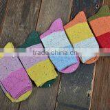 Color Little Lady Retro Color Yarn Into Color Candy Rabbit Wool Socks thumbnail-1