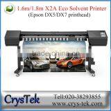 CRYSTEK Hot Selling 1.6/1.8 m Dx7 Print Head Eco Solvent Printer