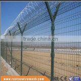 Hot Dipped Galvanized and Pvc Coated Security Curved 3d Welded Mesh Wire Fence