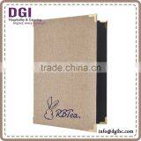 Christmas New Hot Items for 2016 Special Offer High Quality Beautiful Menu Cover / Embossed Menu Folder thumbnail-2