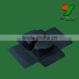 2016 New Hot Customized Sugarcane Bagasse Recycled Molded Paper Pulp Tray In Black Color for Mouse Inner Packaging thumbnail-2