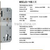 Europe standard high quality 8545 three deadbolt door lock body