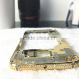 luxury 24kt gold 18kt gold cell phone middle housing for samsung s6 frame