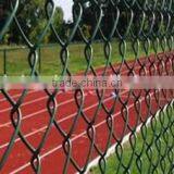 Durable Protective Chain Link Fence for Grasslands Field