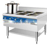 6 Heads 2KW Each Wok Commercial Industrial Electronic Induction Cooker Cooktop With Stainless Steel M635 thumbnail-6