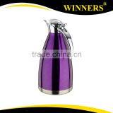 European Style Design Purple 1L Stainless Steel Vacuum Coffee Pot