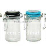 Glass storage jar with plastic lid (LB107T )