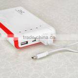 Flashlight Dual Usb Slim Portable Power Bank 6600mah thumbnail-1