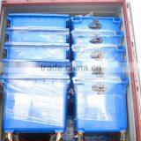Outdoor Plastic 1100L Dustbin With Logo thumbnail-1