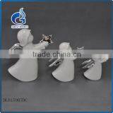 Popular Flat Shape Ceramic Western Angels Figurines With Star thumbnail-3
