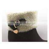 Leather Wedges Ankle Boots Women thumbnail-3