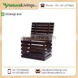 Compact Upholstered Foldable Storage Box to Add Elegance to Living Room thumbnail-1
