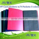 Card Holders With Green Color, 9-pocket Pages, pp Portfolios, Dongguan Supplier thumbnail-2