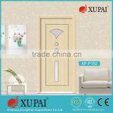 pvc mdf door crystal glass window door / Interior door uncrystal glass door / Atomization glass wooden door