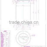 GLJ414RIEKES Argopackaging 414ml Flint Glass Jarm Jar thumbnail-1