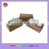 Wooden Cufflink Boxes Manufacturer Small Storage Box for Cufflinks