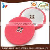 Wholesale Round Four Holes Fabric Covered Button
