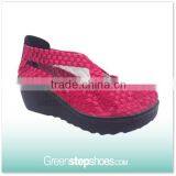 Lady Woven Elastic Portable Walking Shoes thumbnail-2