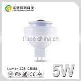 Hot Sale High Lumen 2700k MR16 LED COB Beam Angle Adjustable Spotlight 5W 3 Years Warranty High CRI LED