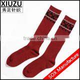 School Girl High Knee Red Hot Pink Socks thumbnail-1