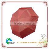 21" 3 Fold Cheap Red Umbrella From China Manufacturer thumbnail-2