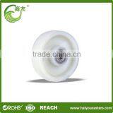 corrosion resistance stainless steel bearing nylon wheel , nylon heavy duty adjustable casters