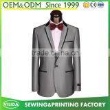 Wholesale Men's 100% Woolen Blazer Tuxedos New Design Formal Dress Suit thumbnail-2
