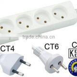 Holland Power Extension Socket 4 Way Outlets With KEMA CE Approved thumbnail-1