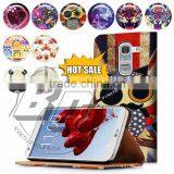 For LG Optimus G Pro 2 High Quality Print Card Holder Flip PU Folio Wallet Leather Case Cover Moible Phone Csae thumbnail-1