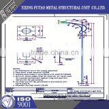 High Quality Galvanized Conical Steel Lamp Pole thumbnail-1