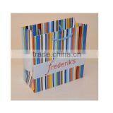 Factory Made Shopping Paper Bag With Logo Print & Custom Paper Bag With Nylon Handle thumbnail-1