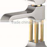 New Design Brass Bathroom Faucet Mixer Chrome and Gold Plating ACG1004 thumbnail-2