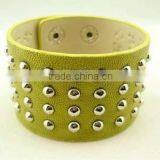 Fashion Punk Faux Leather Bracelet With Dot Rivets thumbnail-1
