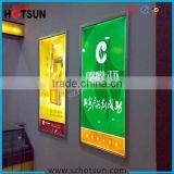 Wall Mount Indoor Large Advertising LED Lighted Acrylic Display