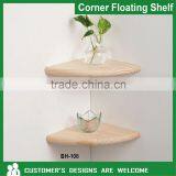 Wooden Wall Corner Shelf, Antique Wall Shelf, Home Wall Shelf thumbnail-1