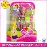 Defa Lucy Pretty 7 Inch Plastic Small Kids Small Vinyl Doll thumbnail-5