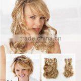 2 PCS Weavy Clip Hair Extensions - Body Weave Style Clip Weft