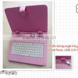 Bluetooth Keyboard PU Leather tablet carrying case Cover For Ipad