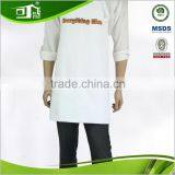 Trade Assurance Poly and Cotton Print White Apron thumbnail-1