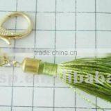 Our New Design Coloured Tassels Metal Keychain