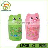 Pig Frog Plastic Foot Pedal Children Trash Can thumbnail-1