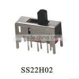 SS22H02 ON-ON Slide Switch