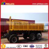 30 Tons Drawbar Full Type Dump Cargo Box Tipper Trailer With Draw Bar thumbnail-4
