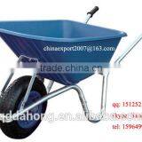Europe Plastic Garden Wheel Barrow With 4.00-8 Rubber Wheel WB6414 thumbnail-6