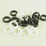 Cubic Glazed Zirconia Ceramic Ring Black Brushed 5mm thumbnail-3