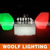 Biservice Nightclub Bar Used Flashing LED Rectangle Table With Cooler thumbnail-6