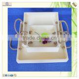 Euro Hotel Restaurant Breakfast Tea Serving Wooden Pallets Tray thumbnail-5
