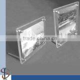 Clear Plexiglass / Acrylic Photo Frame With Magnets and Legs thumbnail-2