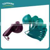 Toprank High Quality Kitchen Usage Plastic Measuring Scoops 10pcs Plastic Measuring Cup And Spoon Set With Grips thumbnail-1
