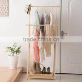 Wooden Coat Hanger for Living Room Wooden Clothes Rack thumbnail-2